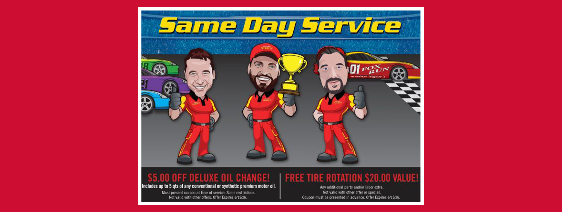 Coupons | Fox Run Auto Inc.