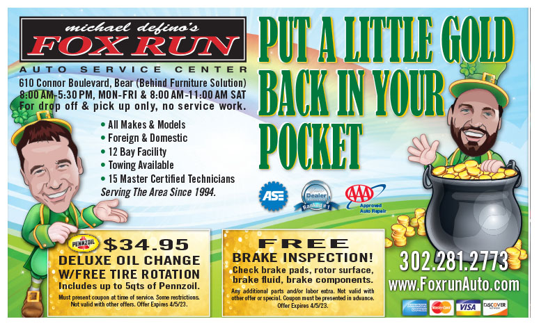 SCORE SAVINGS With Fox Run