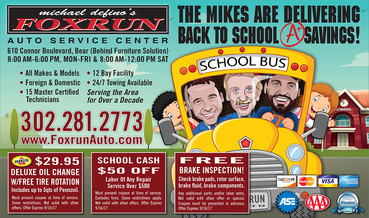 It's Time for Back to School Vehicle Maintenance