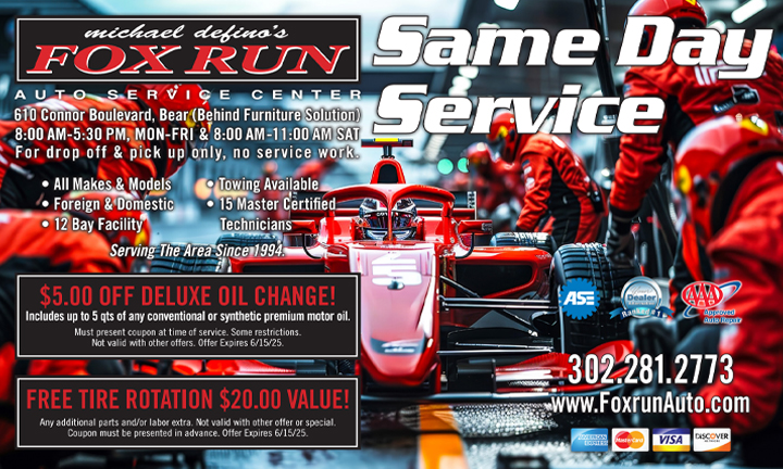 May offers | Fox Run Auto Inc.